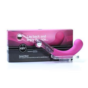 Szklane dildo do punktu G - Key by Jopen Comet Pearl Wand rowe - 2279256983