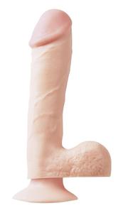 Dildo realistyczne z przyssawk - PIPEDREAM Basix Rubber Works 7.5" Dong with Suction Cup - Naturalny - 2279257046