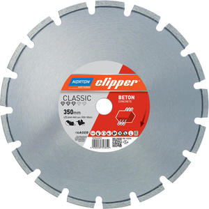 NORTON CLIPPER TARCZA DIAMENTOWA NORTON CLASSIC BETON LASER 350 MM X 25,4 MM DO BETONU do NORTON CLIPPER C51 OFICJALNY DYSTRYBUTOR - AUTORYZOWANY DEALER NORTON CLIPPER - 2861236725