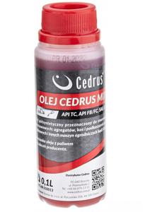 CEDRUS MIX 0.1L 100ML 2-SUW OLEJ SILNIKOWY DO BENZYNY MIESZANKI PALIWOWEJ do silnikw dwusuwowych Kos Pilarek Dmuchaw Podkaszarek Noyc Sekatorw Opryskiwaczy itp.do silnikw dwusuwowych - 2872079789