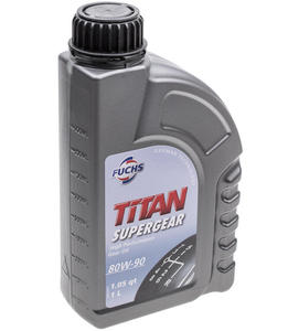 OLEJ PRZEKADNIOWY FUCHS TITAN SUPERGEAR 1L 80W90 np. do Glebogryzarki - 2873852108