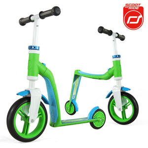 Scootandride - Highwaybaby 2w1 hulajnoga i rowerek 1+ Green - 2828255492