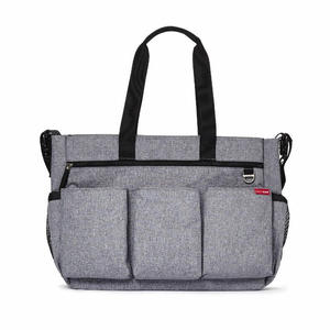 Skip Hop - Torba Double Signature Heather Grey - 2828256144