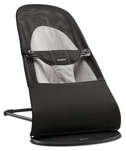 BABYBJORN - leaczek BALANCE SOFT MESH - Czarny / Szary