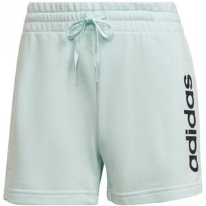 Spodenki damskie adidas Essentials Slim Logo Shorts turkusowe HE9363 - 2878227028