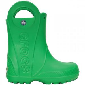 Kalosze dla dzieci Crocs Handle Rain zielone 12803 3E8 - 2878555163