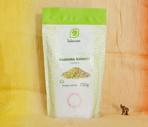 Nasiona konopii uskane 250g - ródo omega 6 i omega 3