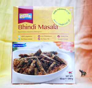 Ashoka Bhindi Masala - okra w gstym, aromatycznym sosie - 2861675174