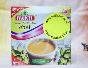 Mukti - herbata instant z mlekiem i kardamonem niesodzona - Indian Chai! - 2861675289