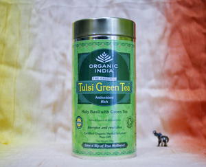 Organic India - Tulsi Green Tea - Herbata zielona z bazyli 100g - 2861675274