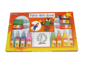 Farby witraowe do szka 12 kolorw x1 - 2867899393