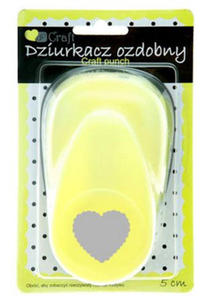 Dziurkacz ozdobny 120 - 009 serce falbanka x1 - 2846303277