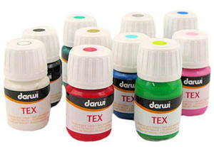 Farba do tkanin Tex Darwi 30ml - 752 pomaraczowa - 2824963347