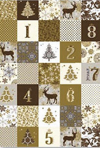 Karton B2 300g Heyda Christmas Patchwork G x1 - 2846498309