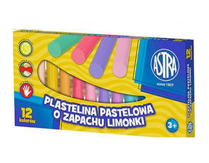 Plastelina Astra - 12 kol. o zapachu limonki x1 - 2824964156