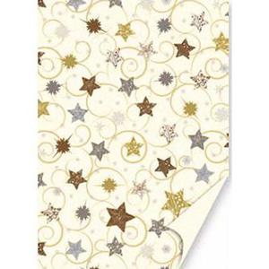 Karton B2 300g Heyda Christmas Gold Star x1 - 2846498332