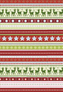 Karton B2 300g Heyda Christmas Red Borders x1 - 2824964374