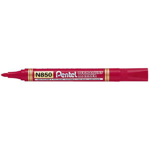 Marker Pentel N850 czerwony x1 - 2860487980