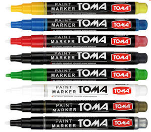 Marker olejowy Toma 1,5mm srebrny x1 - 2824964989