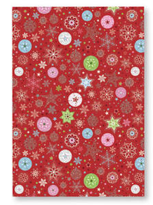 Karton B2 300g Heyda Christmas Gwiazdy Red x1 - 2824966551