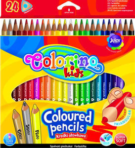 Kredki Patio Colorino Kids trjktne 24 kol x1 - 2824968263