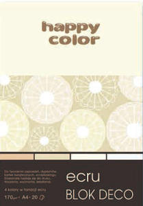 Blok A4 Happy Color Deco Ecru 170g 20k x1 - 2824968587