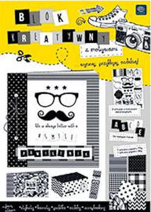 Blok papierw kreatywnych A4 Interdruk Black&White - 2867899414