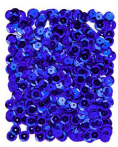 Cekiny metalizowane 9mm 15g niebieskie ciemne x6 - 2824970909