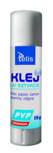 Klej w sztyfcie Tetis PVP 15g - 2834653310