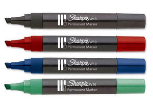 Marker Papermate Sharpie W10 ścięty - zielony - 2835855817