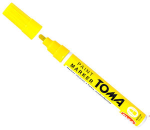Marker olejowy Toma 2,5mm żółty x1 - 2824959836