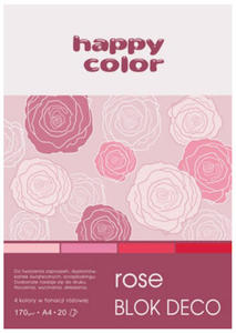 Blok A5 Happy Color Deco Rose 170g 20k x1 - 2837273419