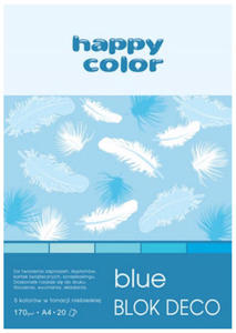 Blok A5 Happy Color Deco Blue 170g 20k x1 - 2860488656