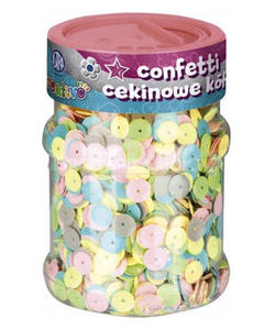 Konfetti cekinowe Astra 100g - pastelowe - 2842034389