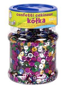 Konfetti cekinowe Astra 100g - mix kolorów ciemne