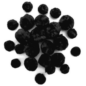 Pompony 10mm czarne 72e x1 - 2846498424