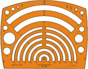 Szablon promieni 0,5-400mm II x1 - 2847518042