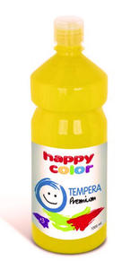 Farba tempera Happy Color 1000ml - żółta x1 - 2860488760
