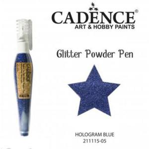 Długopis z brokatem holograficznym - blue x1 - 2860489132