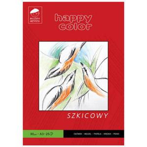 Szkicownik A3 Happy Color Młody artysta 90g 25k x1 - 2860489452