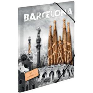 Teczka A4 z gumkami Herma - Barcelona x1 - 2860489803