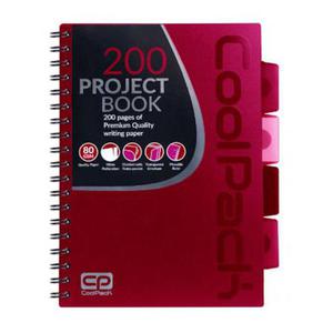 Koonotatnik B5 200k Patio Project Book red x1 - 2860490034