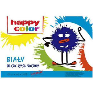 Blok rysunkowy A3 Happy Color 100g biay 20k x10 - 2860490352