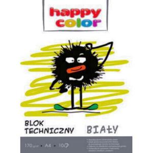 Blok techniczny A3 Happy Color 170g biay 10k x10 - 2860490359