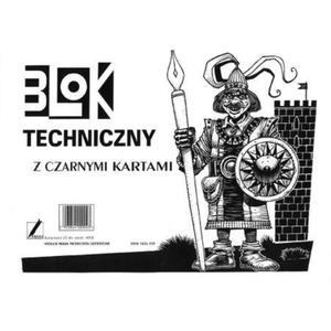 Blok techniczny A4 Kreska czarny 10k x10 - 2860490366
