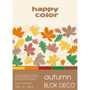 Blok A4 Happy Color Deco Autumn 170g 20k x1 - 2860490529