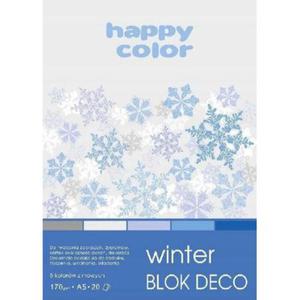 Blok A5 Happy Color Deco Winter 170g 20k x1 - 2860490530