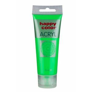 Farba akrylowa Happy Color 75g - zielona fluo - 2860491263