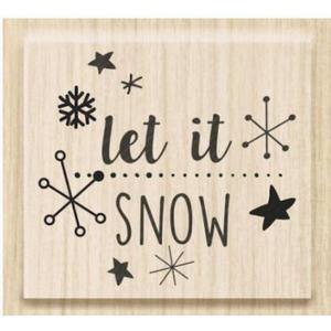 Stempel Heyda gumowy Let it Snow x1 - 2860491472