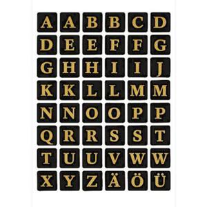 Naklejki HERMA Decor 4130 alfabet folia czarna x1 - 2860492074